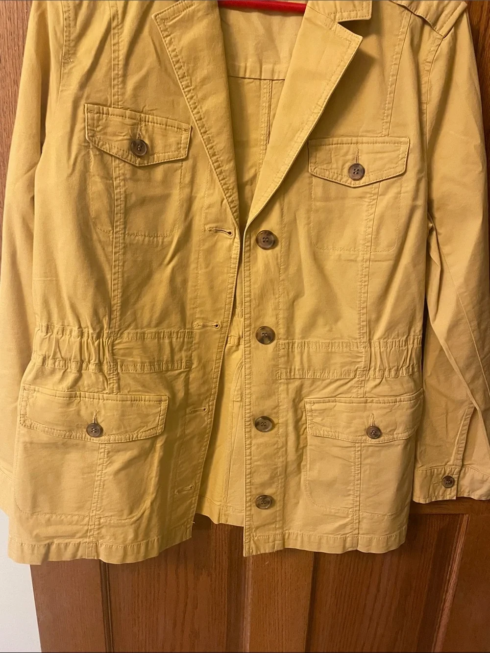Talbots Women’s Cotton Utility Jacket - Yellow (M)